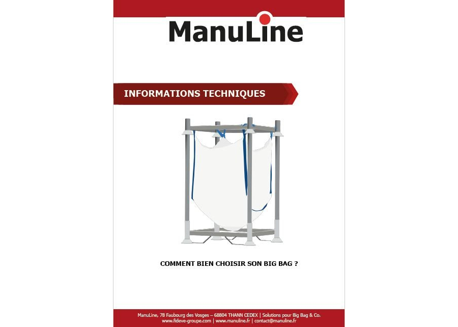 Informations techniques Big Bag